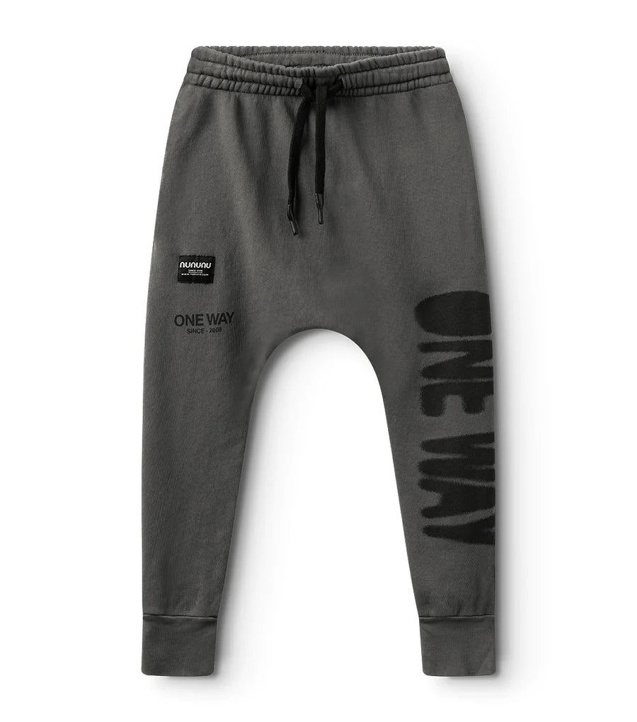 ONE WAY BAGGY PANTS GRAPHITE