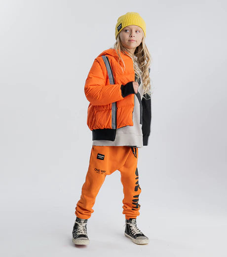 ONE WAY BAGGY PANTS ORANGE