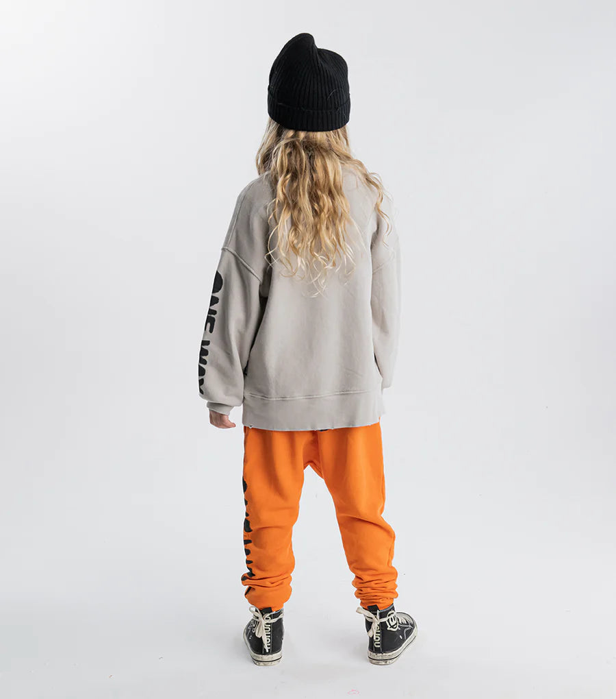 ONE WAY BAGGY PANTS ORANGE