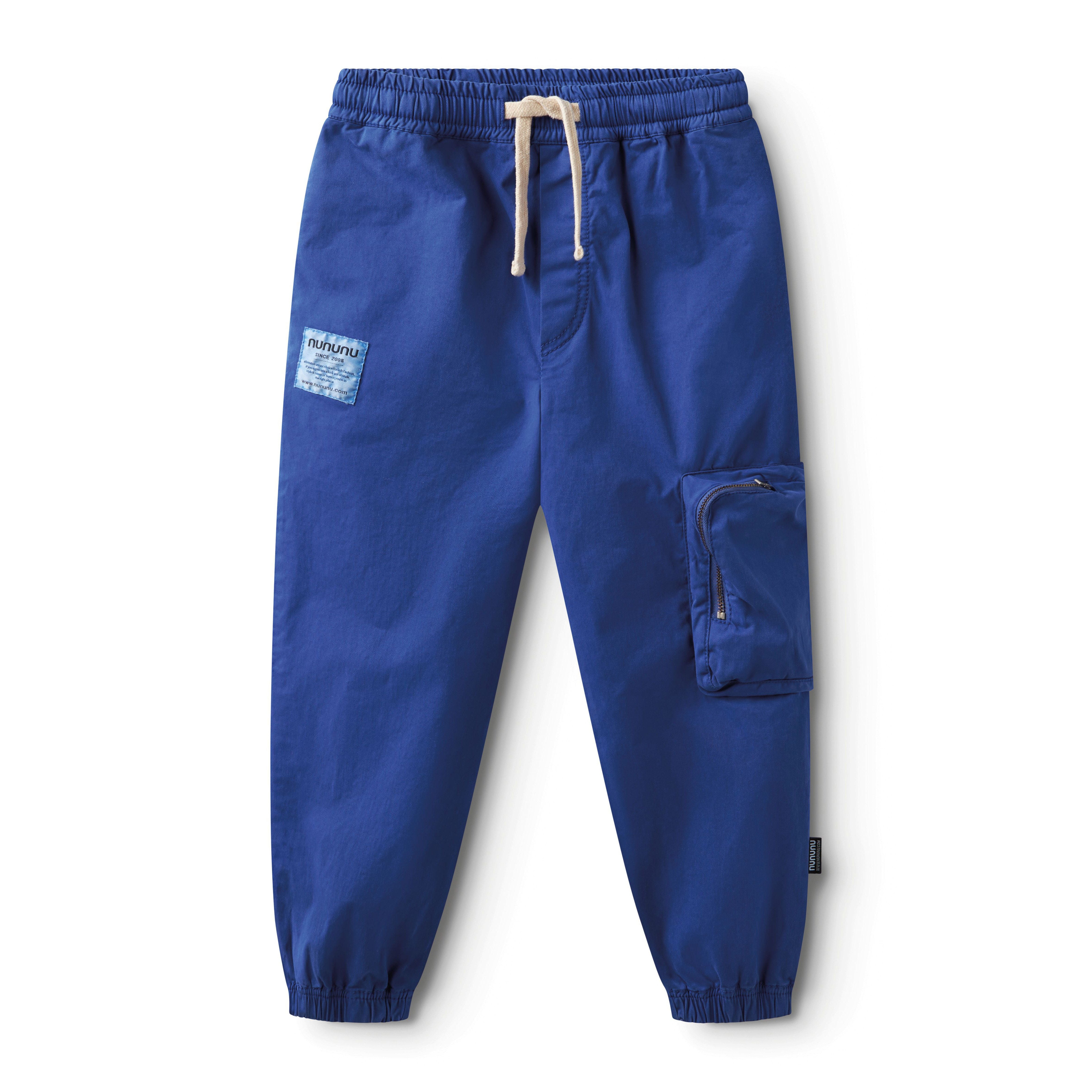 Nununu-Square Pocket Pants Blue
