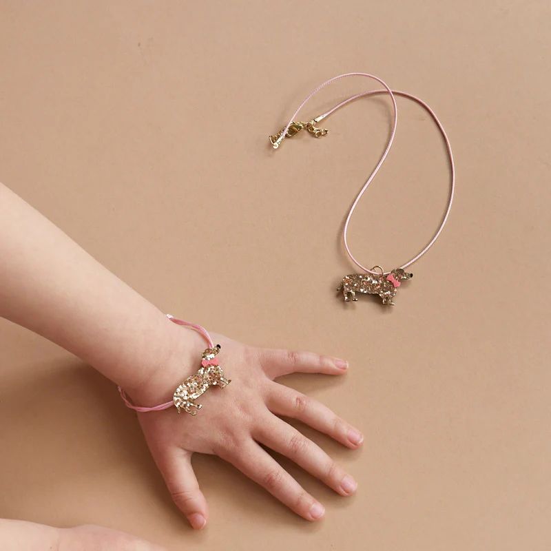 Rockahula-Sausage Dog Hair & Jewellery Set
