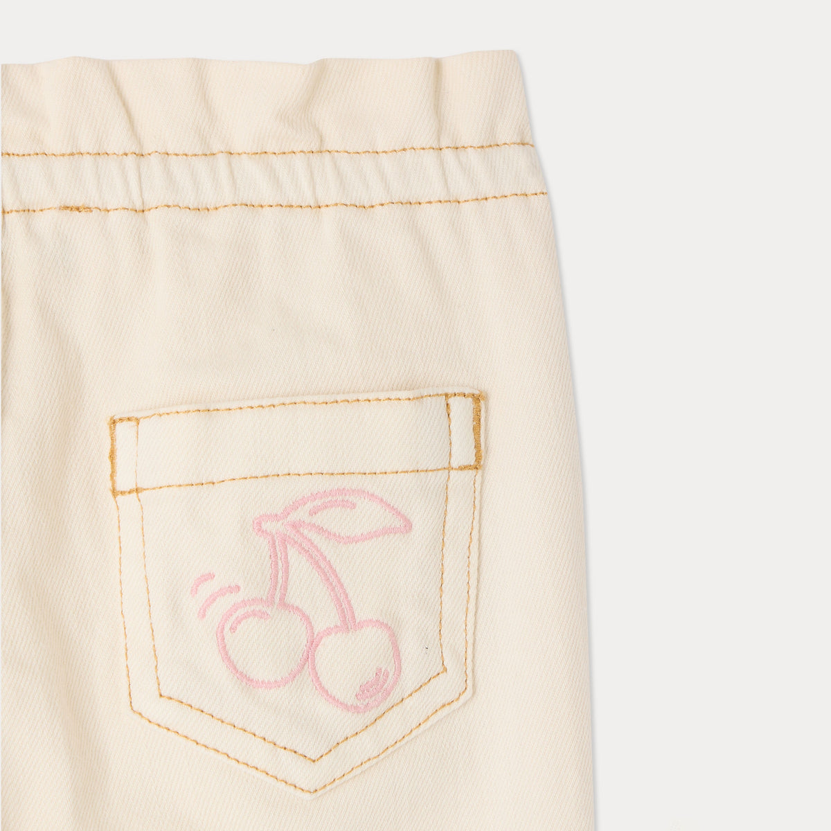 Bonpoint-Bebe Pantalon Luciole Ecru