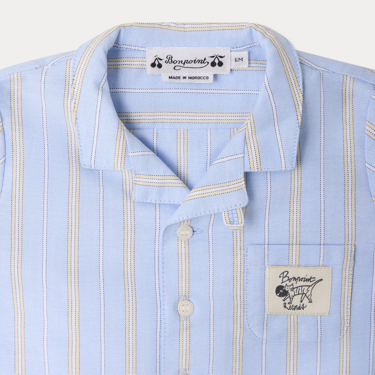 Bonpoint-Bebe Chemise Maxime Ra Bleu