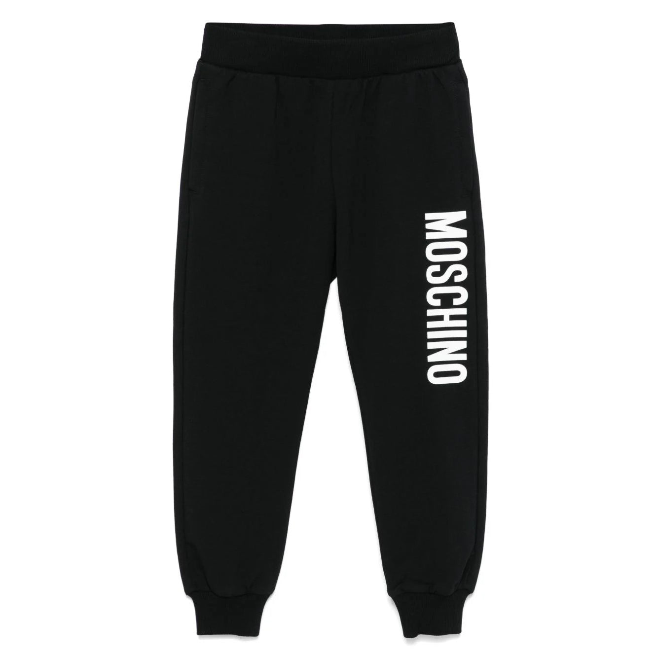 Moschino-SWEATPANTS W TXT LOGO PRINT