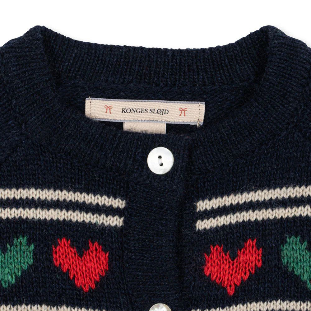 Konges Sløjd-Belou Knit Cardigan Heart