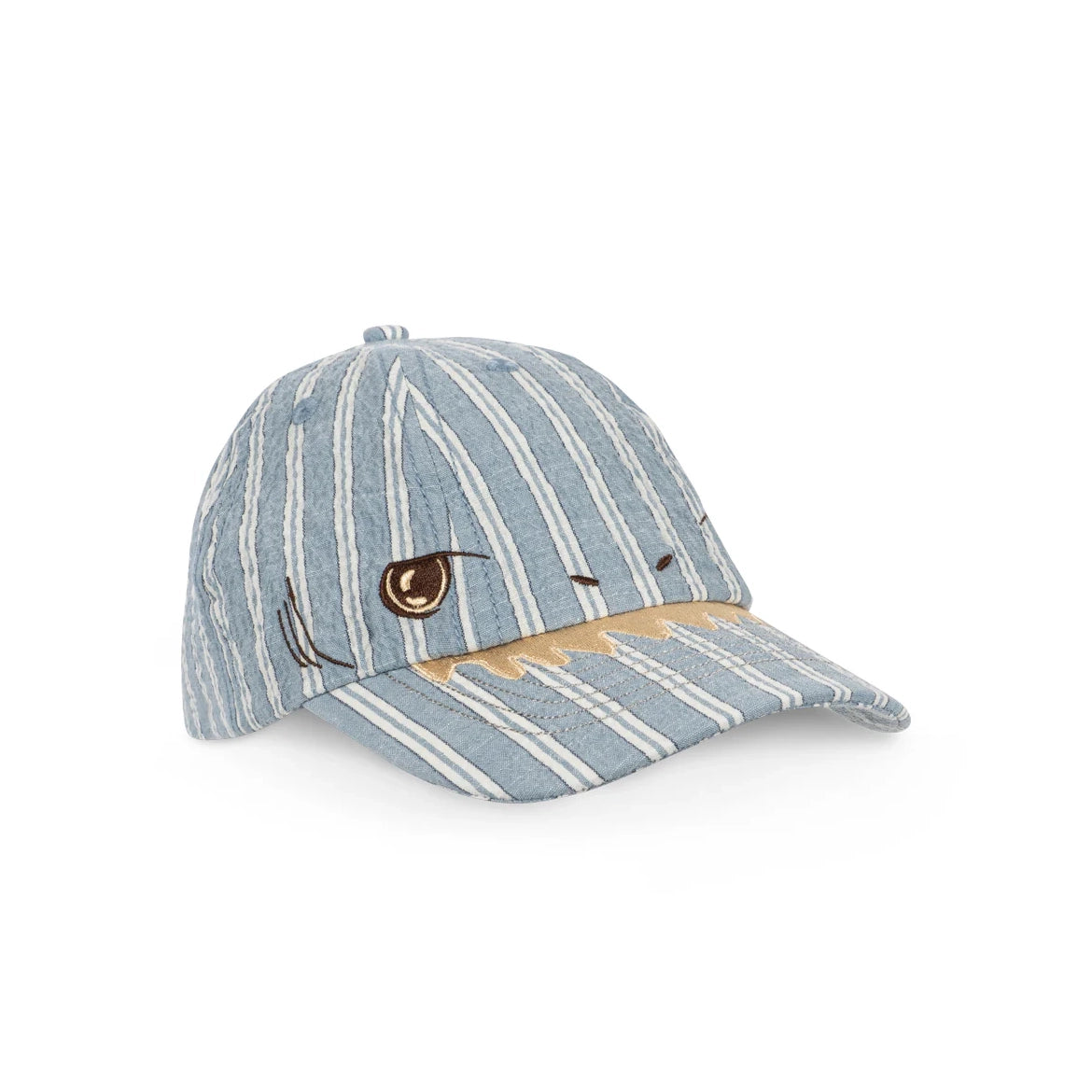 Konges Sløjd-Boy Elliot Shark Cap Gots Trio Bleu Stripe