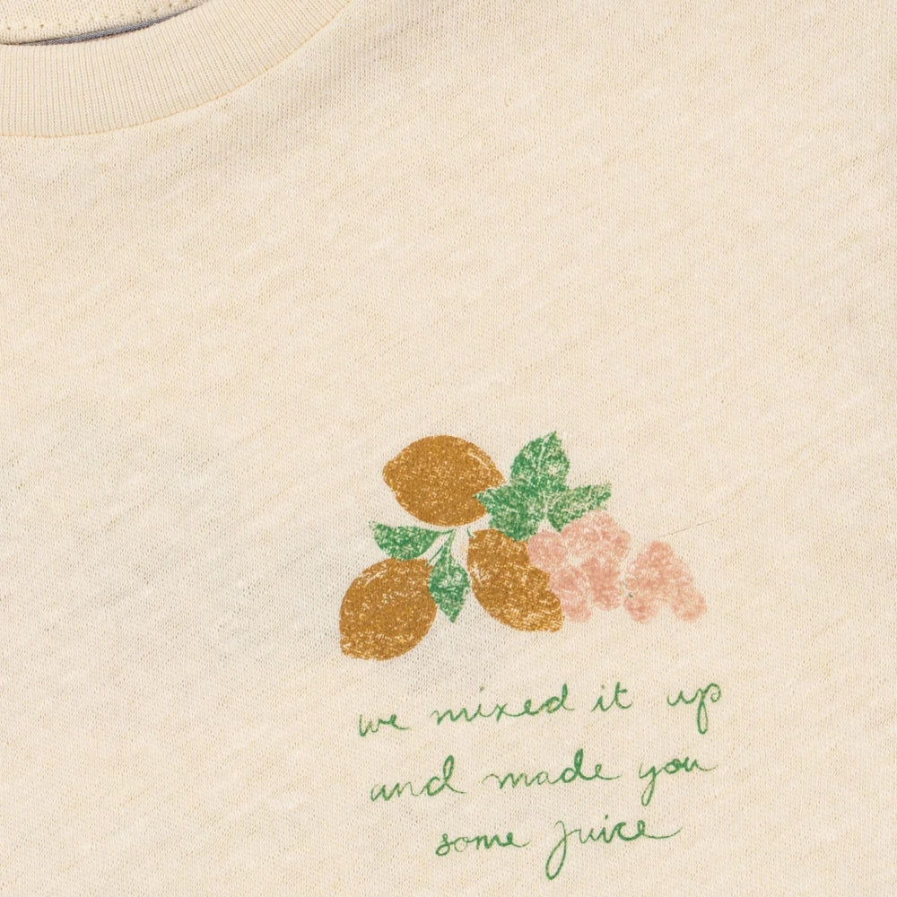 Konges Sløjd-Girl Era Tee Ocs Buttercream/Juicy