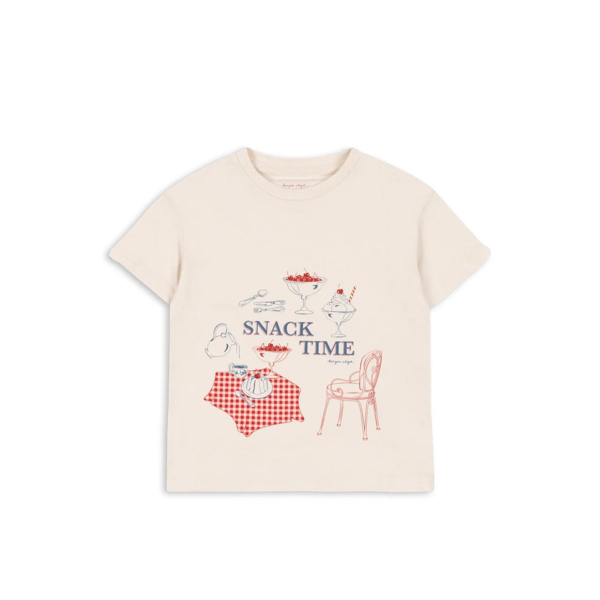 Konges Sløjd-Girl Famo Tee Gots Buttercream