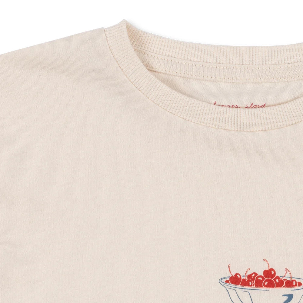 Konges Sløjd-Girl Famo Tee Gots Buttercream