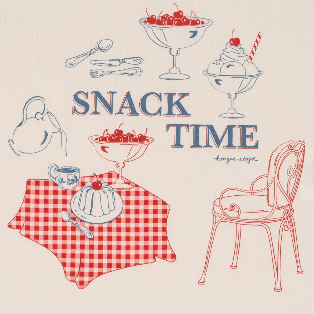 Konges Sløjd-Girl Famo Tee Gots Buttercream