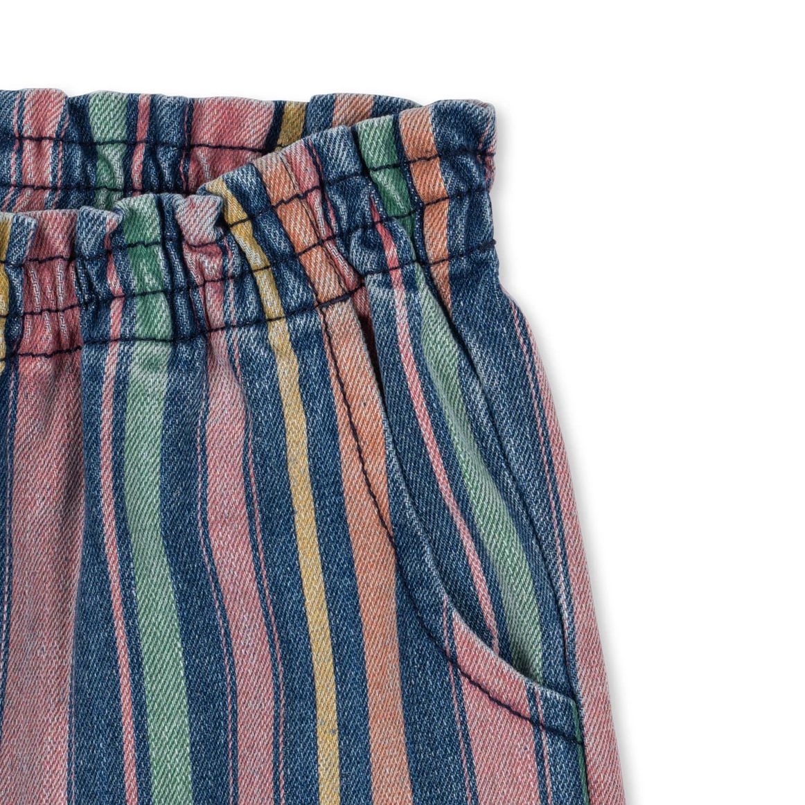 Konges Sløjd-Girl Magot Frill Pants Gots Miami Stripe