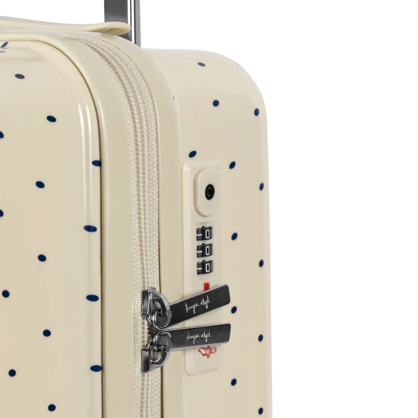 Konges Sløjd-Travel Suitcase Navy Dots