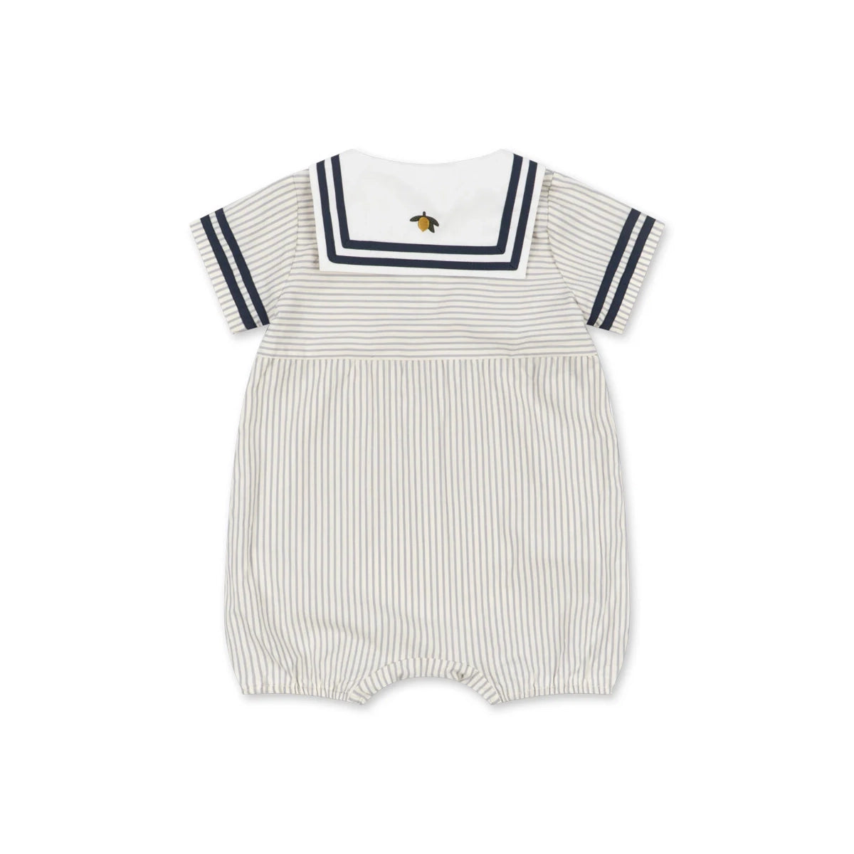 Konges Sløjd-Baby Allie Sailor Romper Gots Bleu Stripe