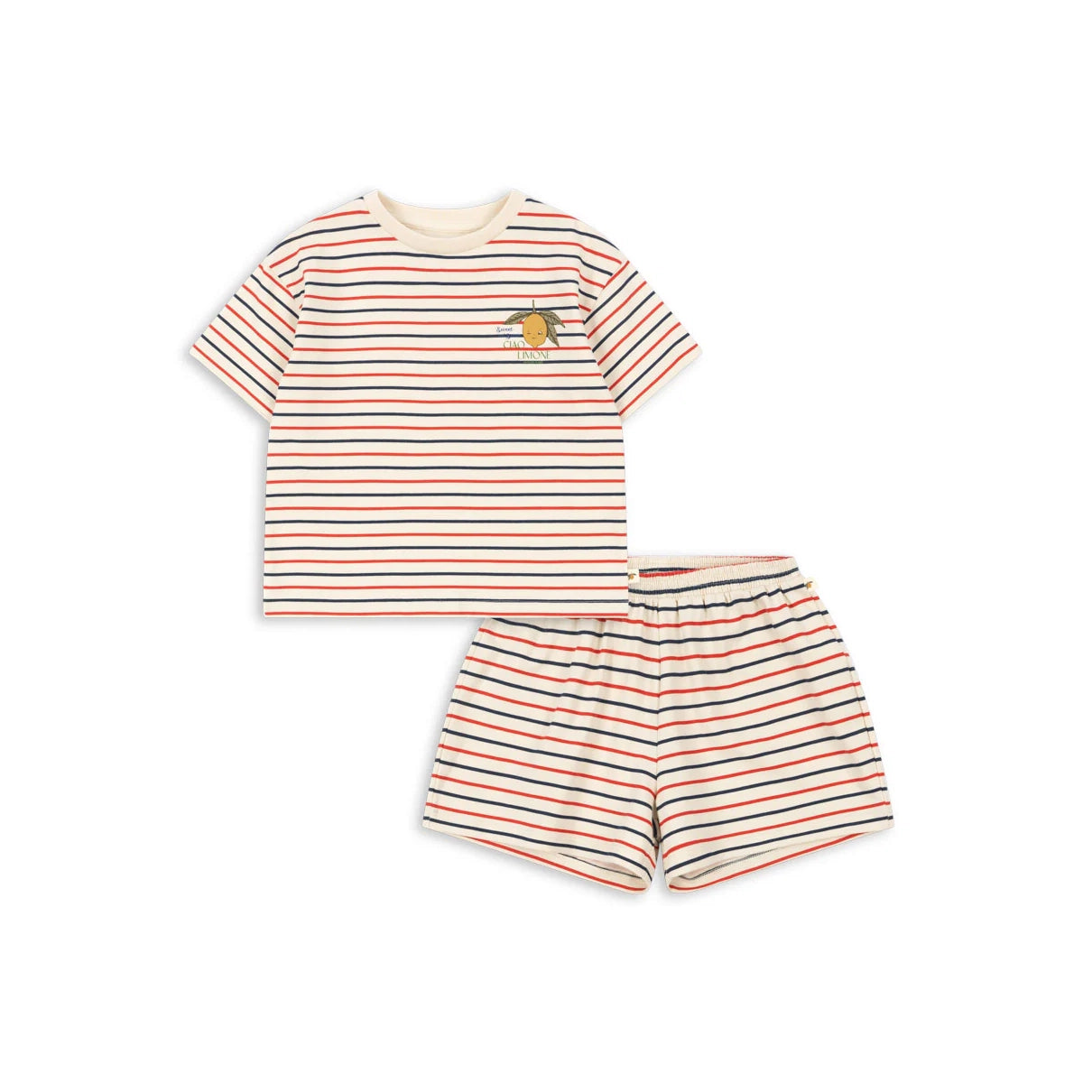 Konges Sløjd-Boy Basic Set Gots Tricolore Stripes