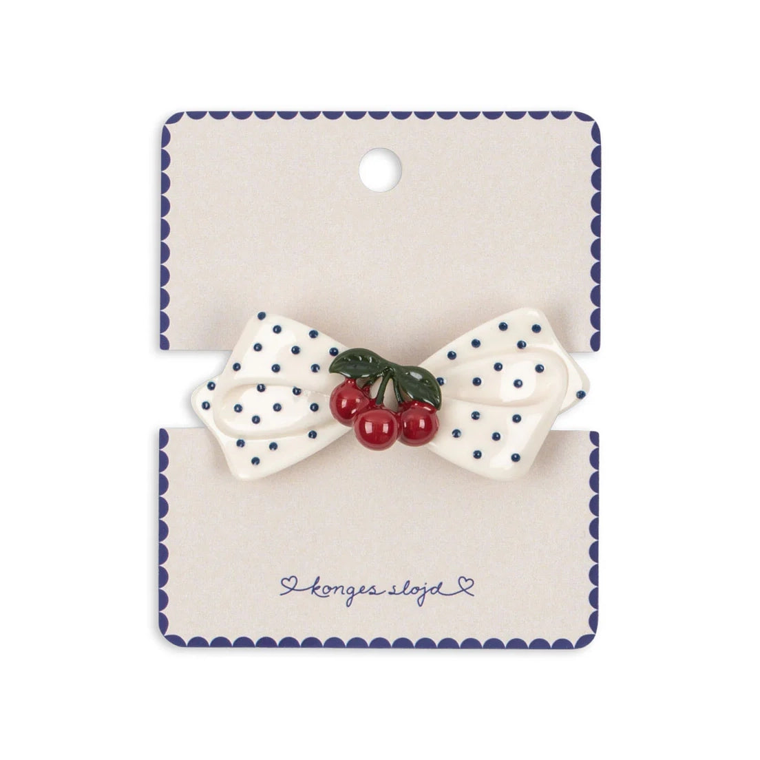 Konges Sløjd-Girl Cherry Dot Hair Clip Multi