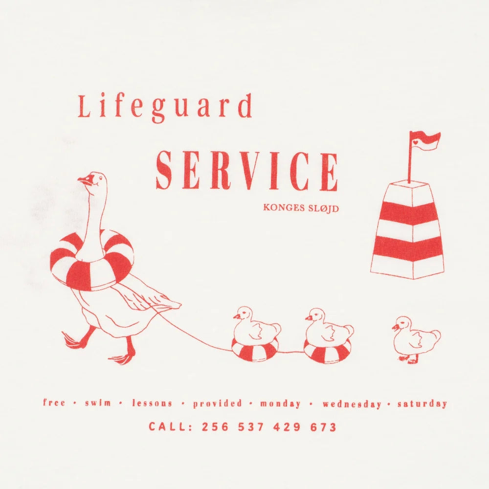 Konges Sløjd-Boy Era Tee Ocs Off White/Lifeguard Servic