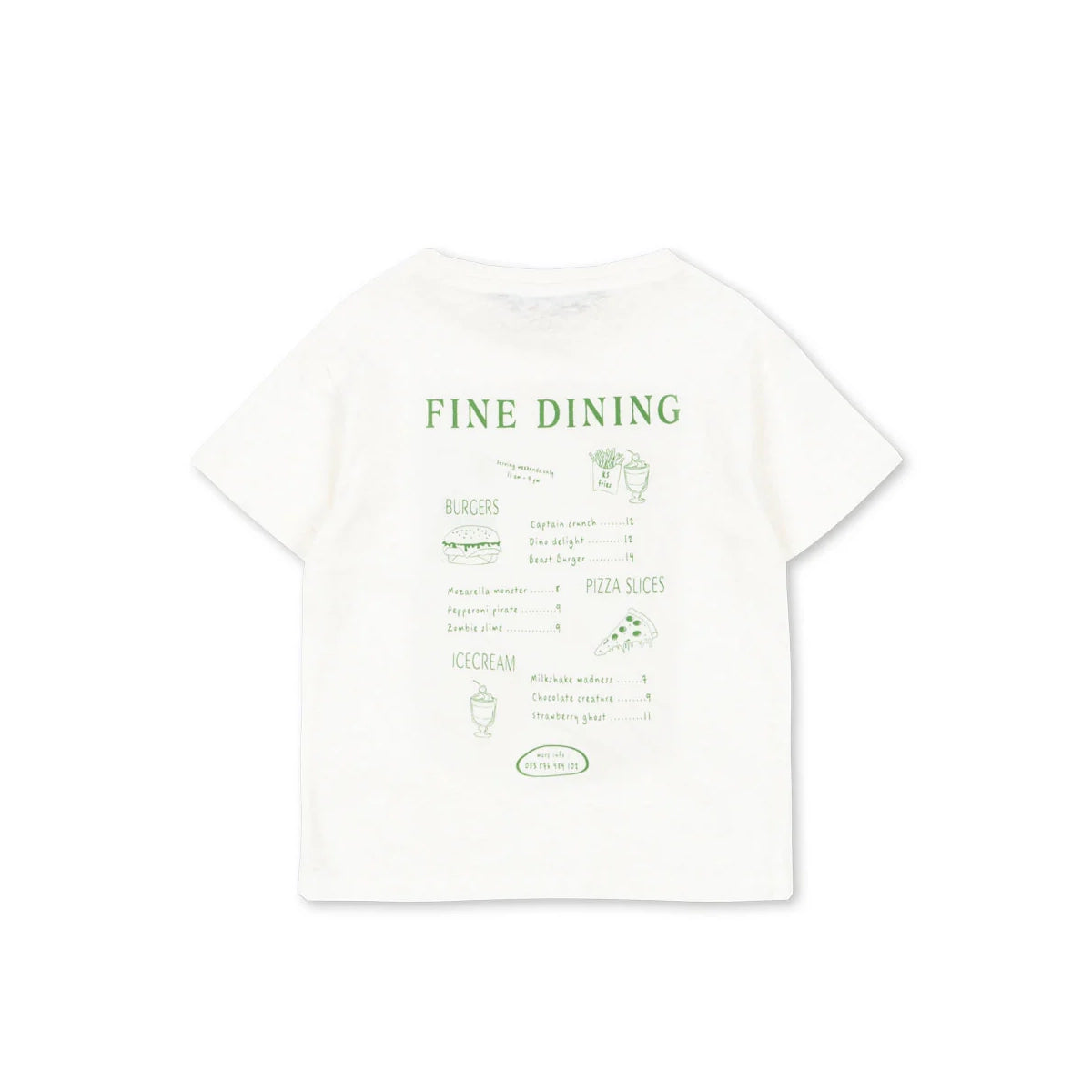Konges Sløjd-Boy Era Tee Ocs Off White/Fine Dining