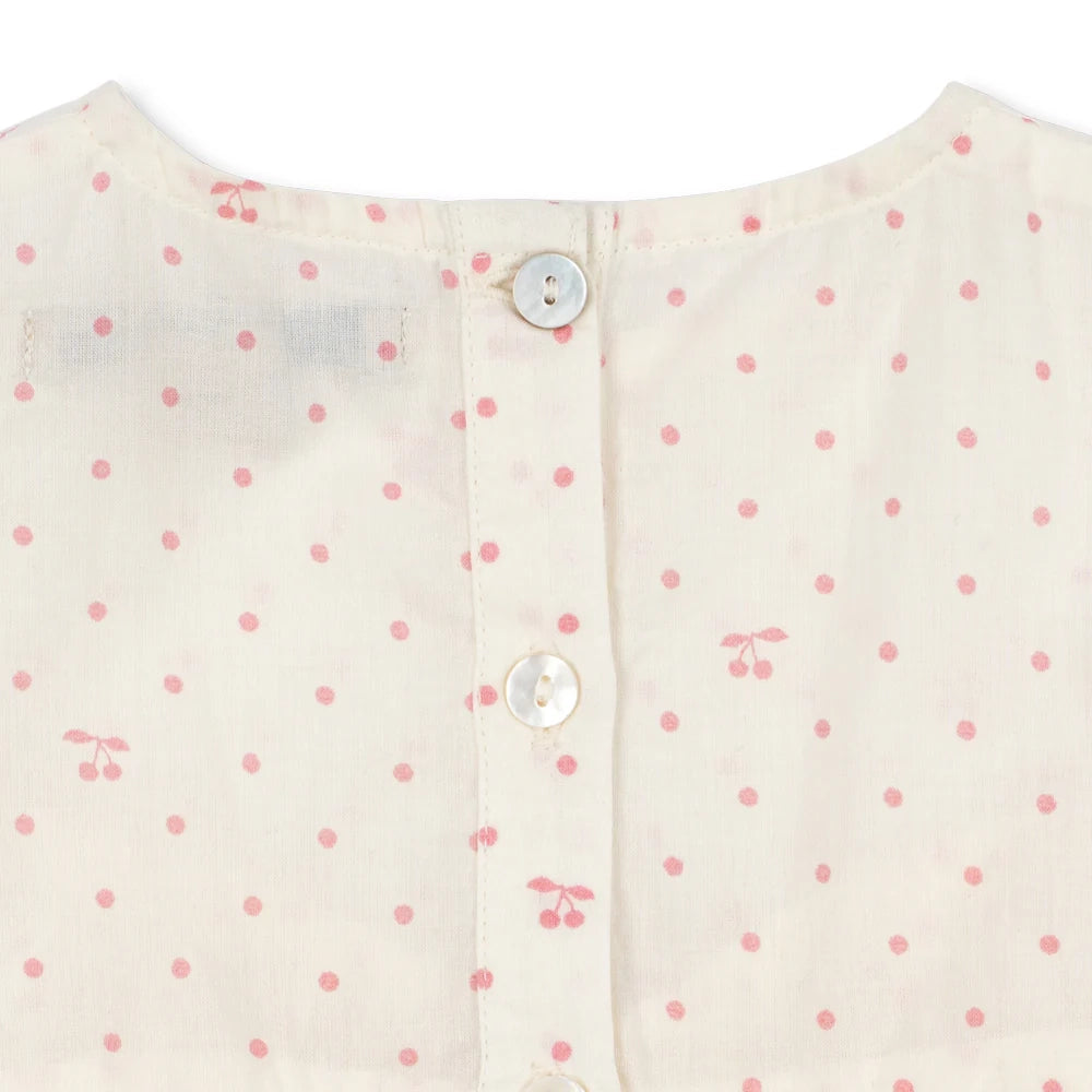 Konges Sløjd-Girl Pacey Set Gots Cherry Dot
