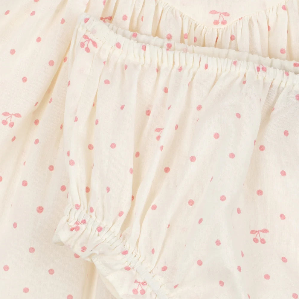 Konges Sløjd-Girl Pacey Set Gots Cherry Dot