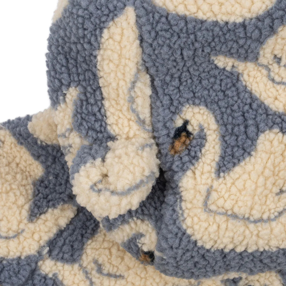 Konges Sløjd-Jody Teddy Onesie Grs Swan