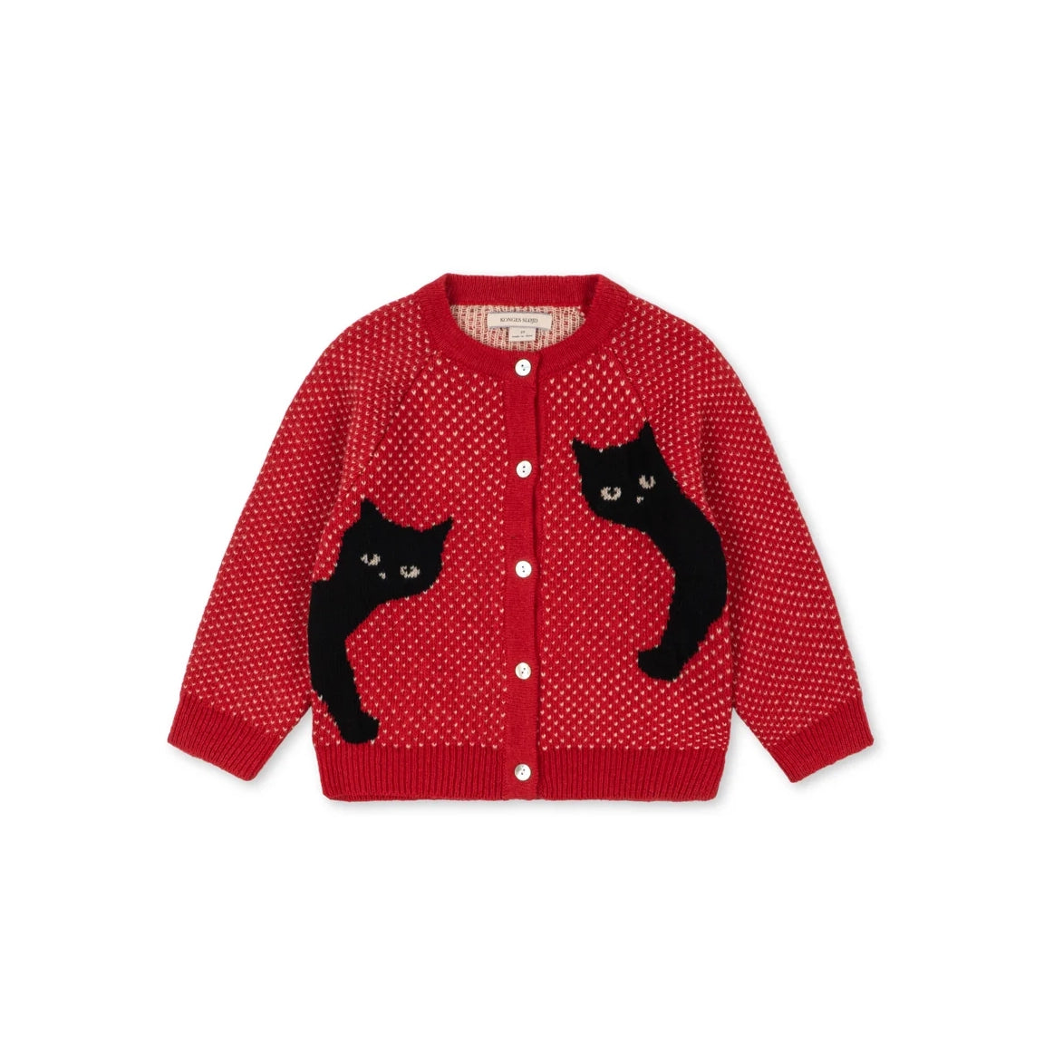 Konges Sløjd-Belou Cardigan Cat Rouge