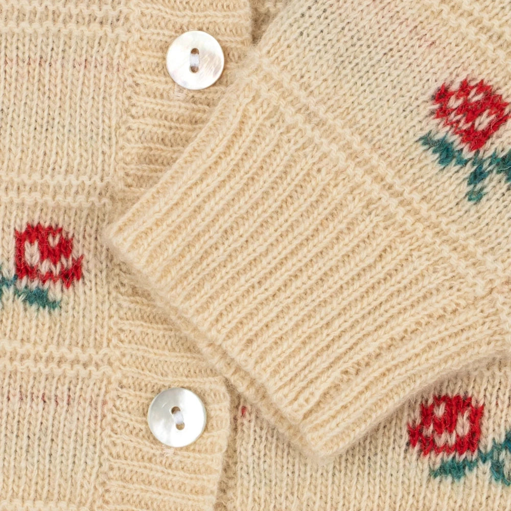Konges Sløjd-Belou Collar Cardigan Rose