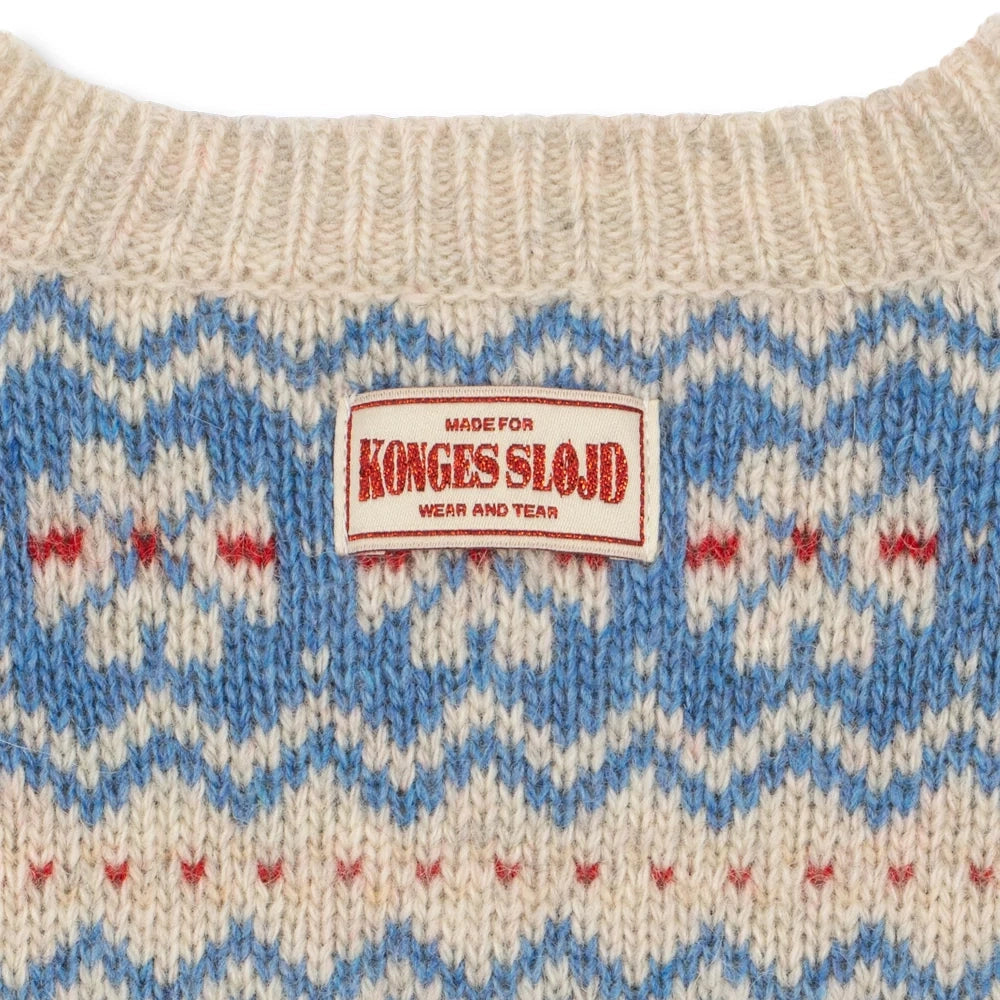 Konges Sløjd-Billi Knit Cardigan Blue Multi