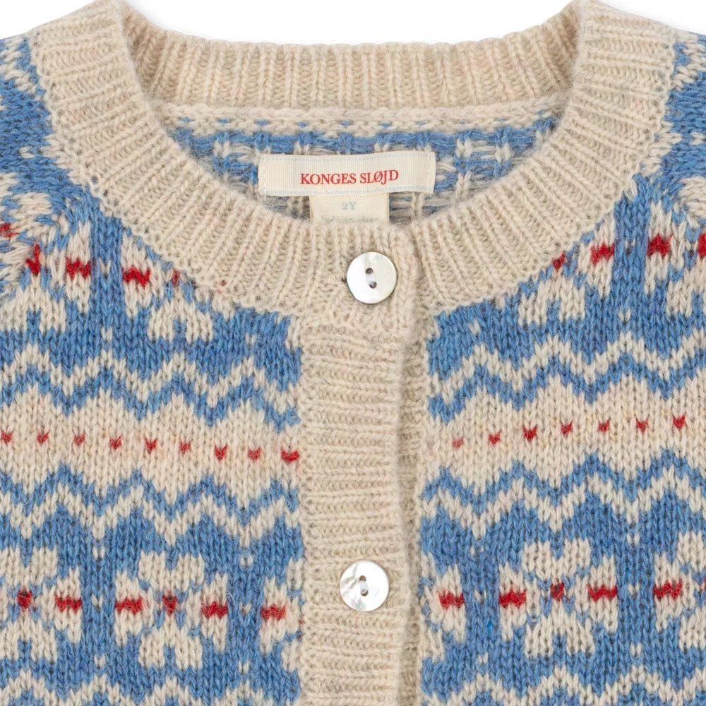 Konges Sløjd-Billi Knit Cardigan Blue Multi
