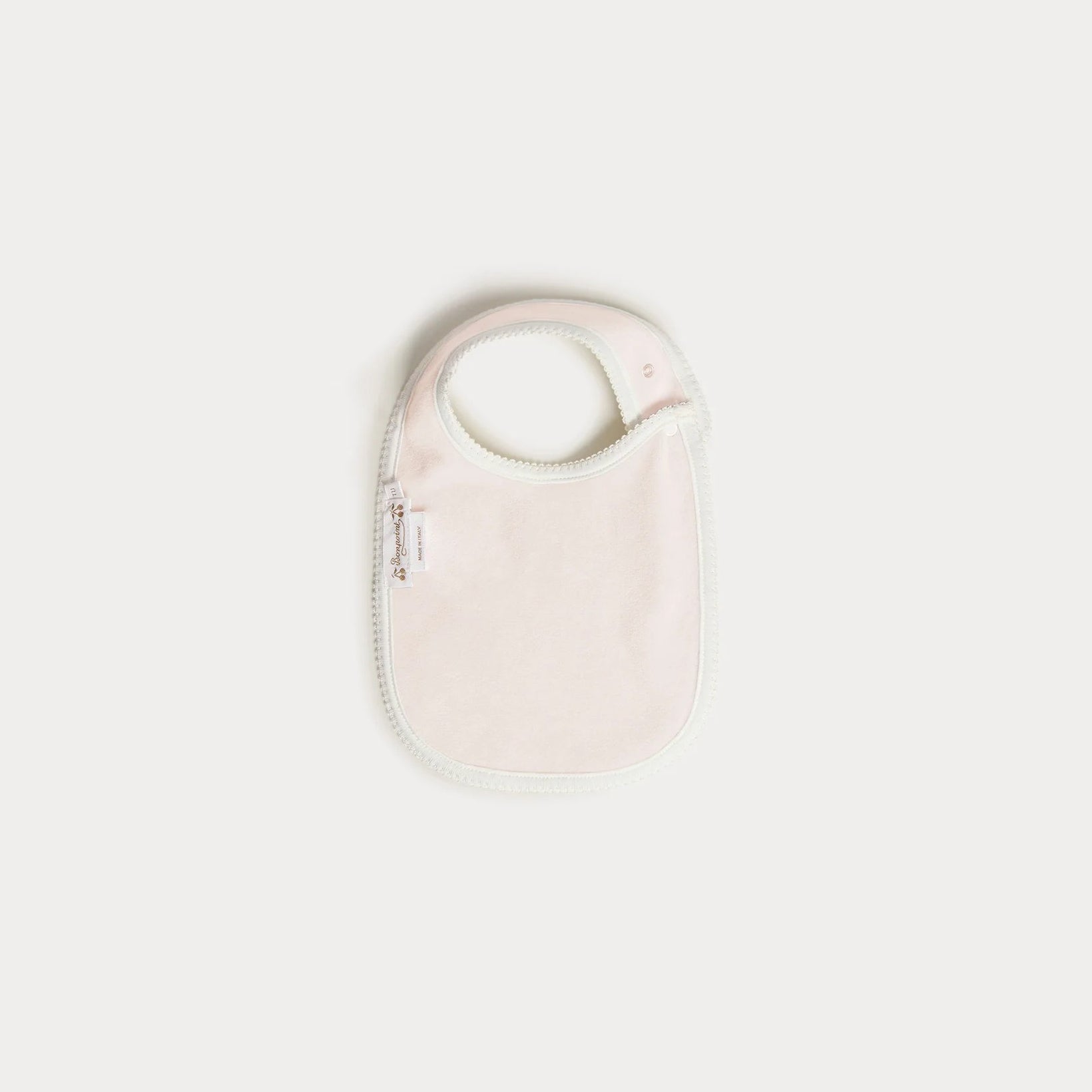 Baby Light Pink Cotton Bib