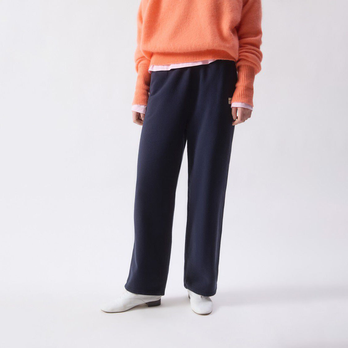 American Vintage-Women Jogging Plizzy Navy Vintage
