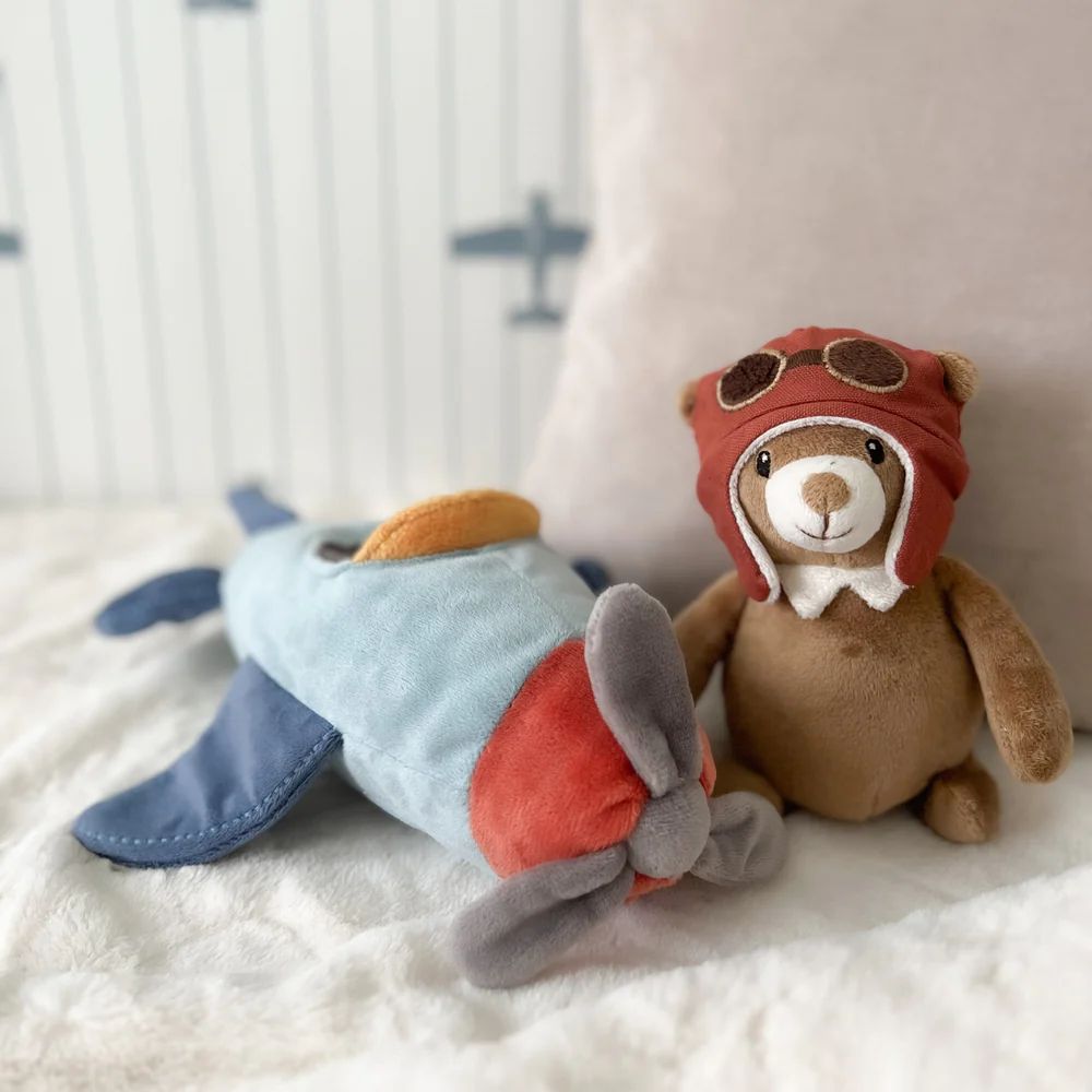 Mon Ami-Pilot Bear And Plane/Blue