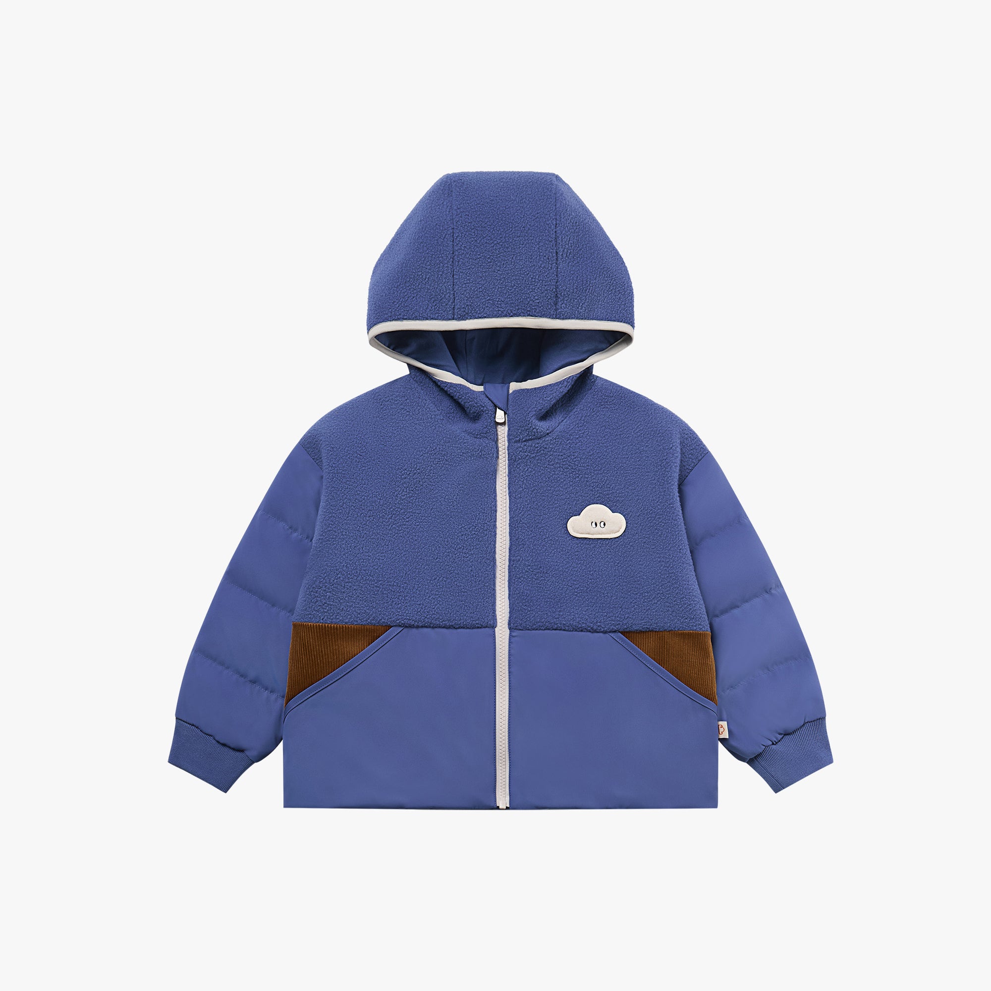 Petite Revery-Recycled Polyester Kids Down Jacket Deep Sea Blue
