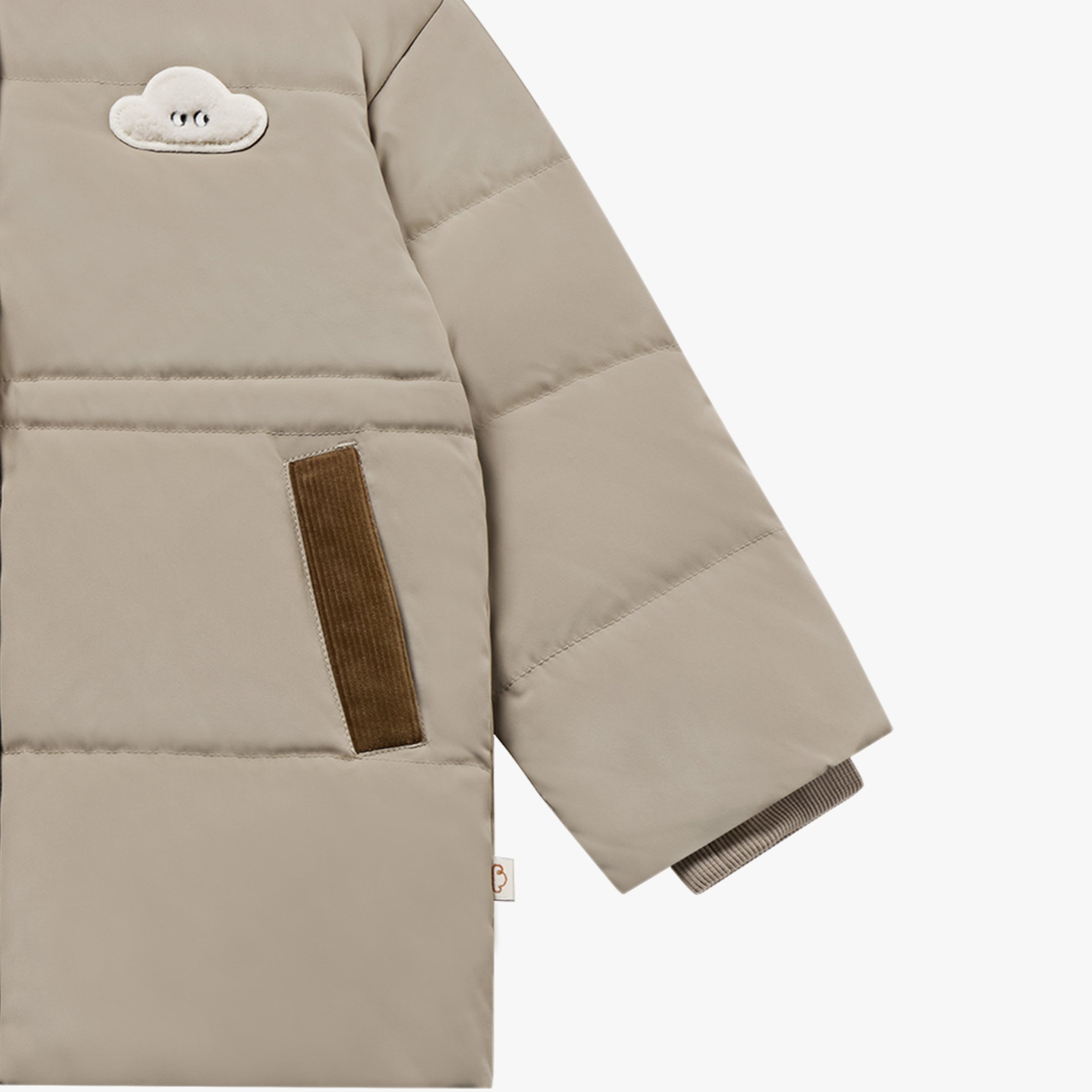 Petite Revery-Recycled Polyester Down Kids Coat Pine Wood