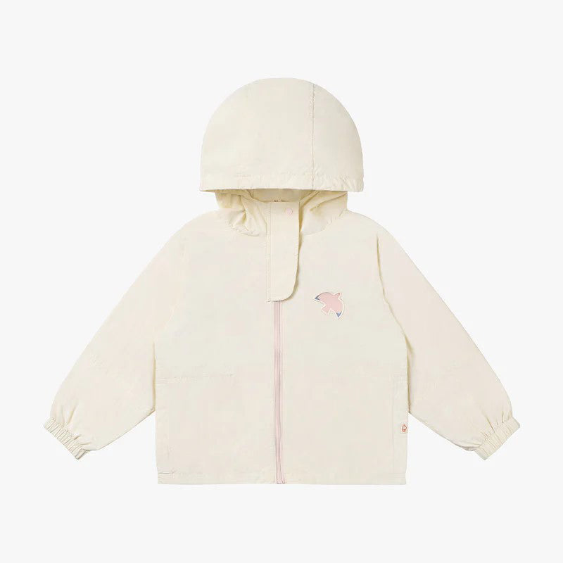 PETITE REVERY-Hooded Windbreaker-Jet Stream