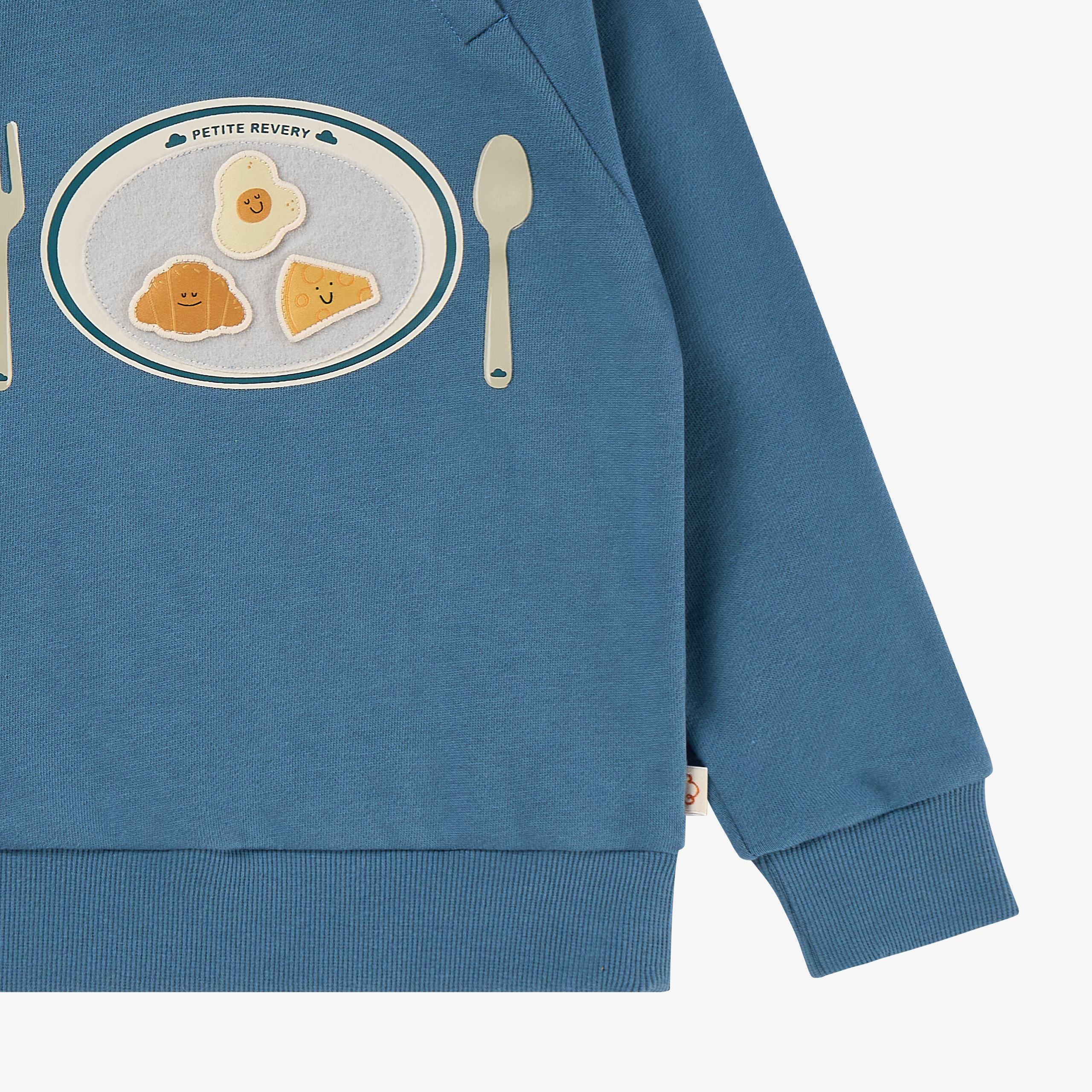 Petite Revery-Velcro Sweatshirt Oceanview