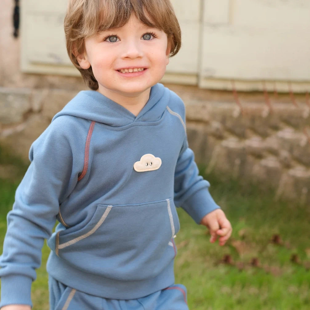 Petite Revery-Hooded Sweater Oceanview