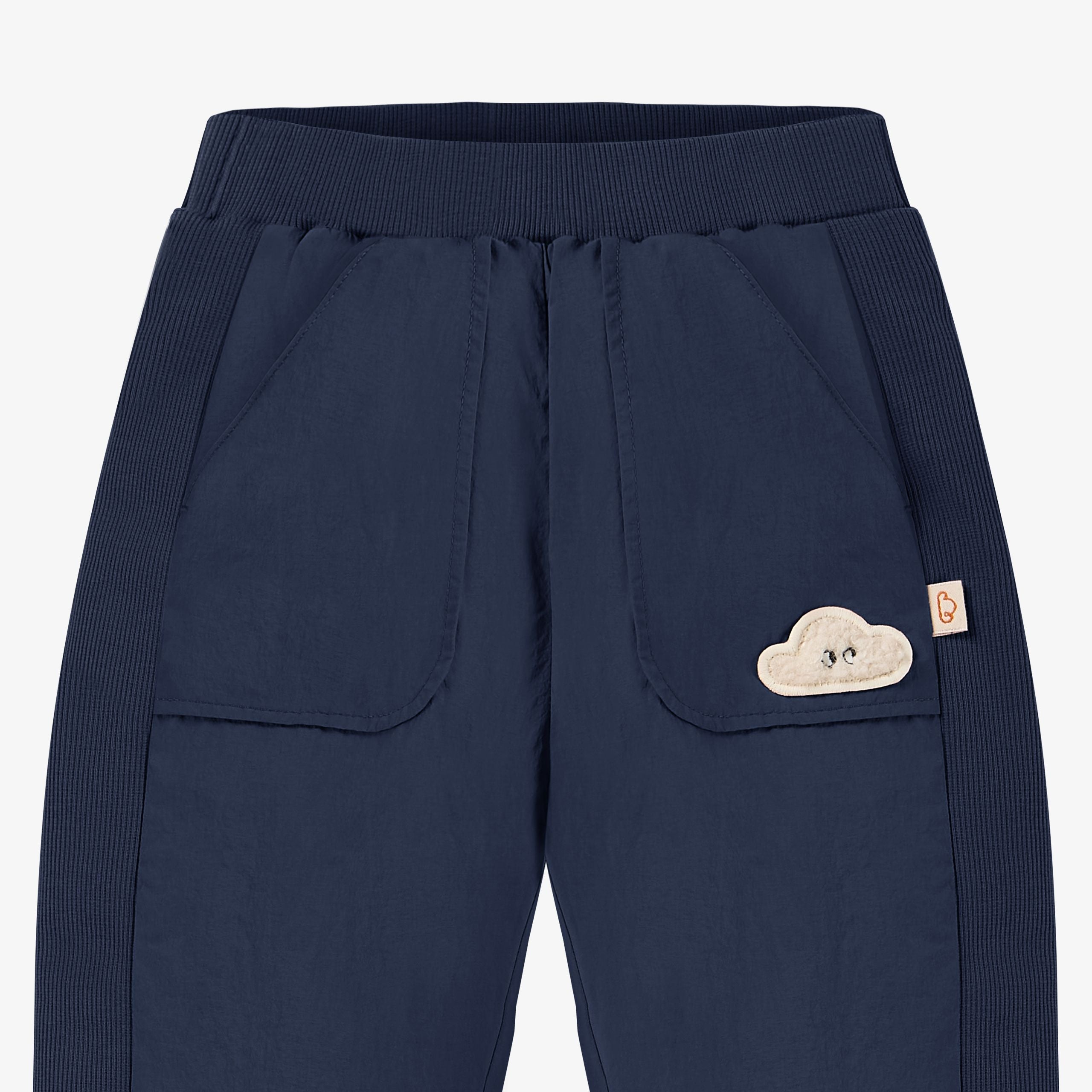 Petite Revery-Recycled Nylon Pants Blueberry