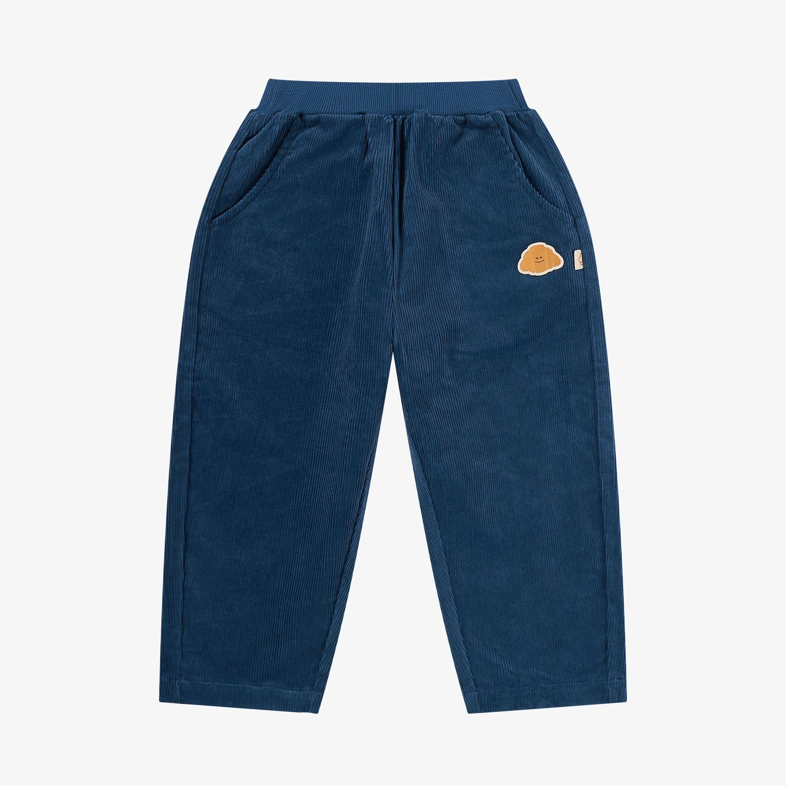 Petite Revery-Corduroy Pants Sea Blue