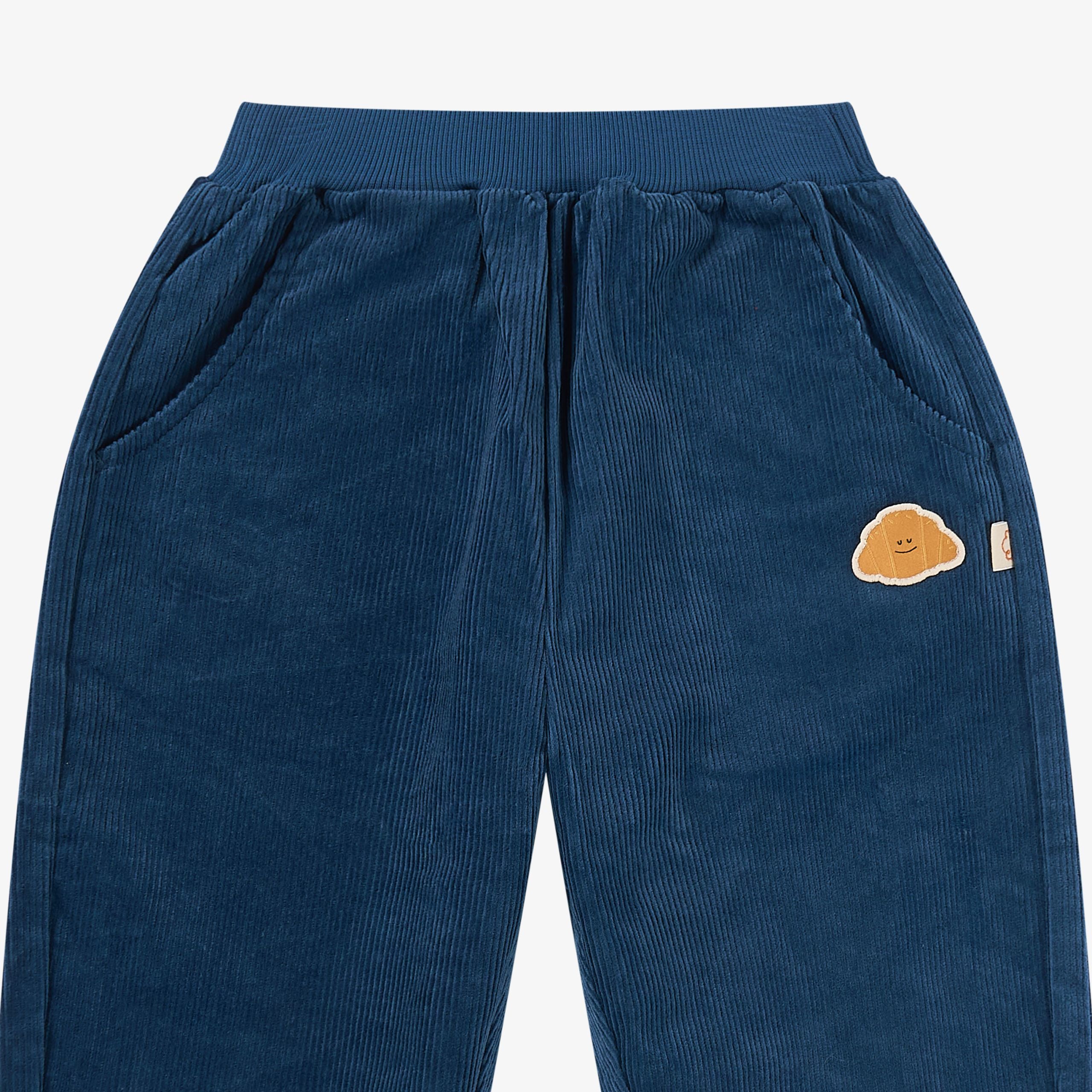 Petite Revery-Corduroy Pants Sea Blue