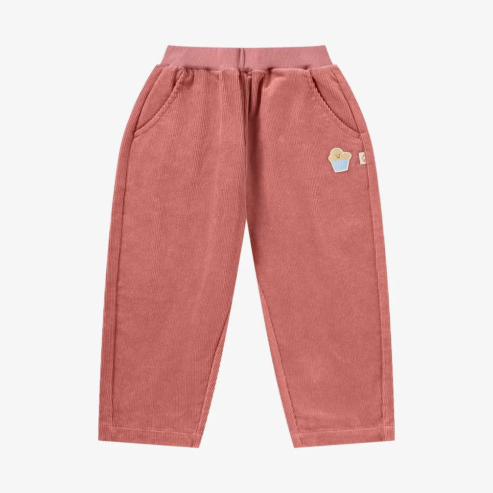 Petite Revery-Corduroy Pants Old Rose