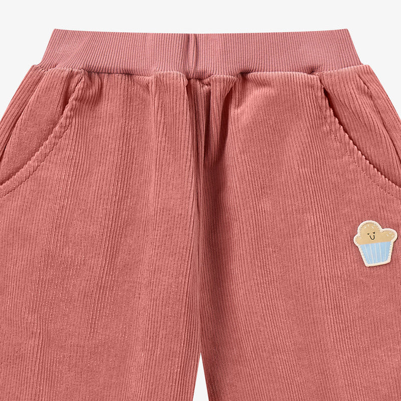 Petite Revery-Corduroy Pants Old Rose
