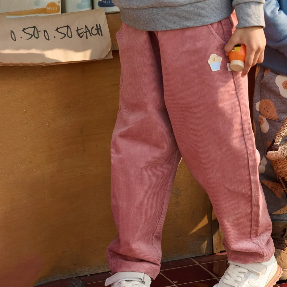 Petite Revery-Corduroy Pants Old Rose