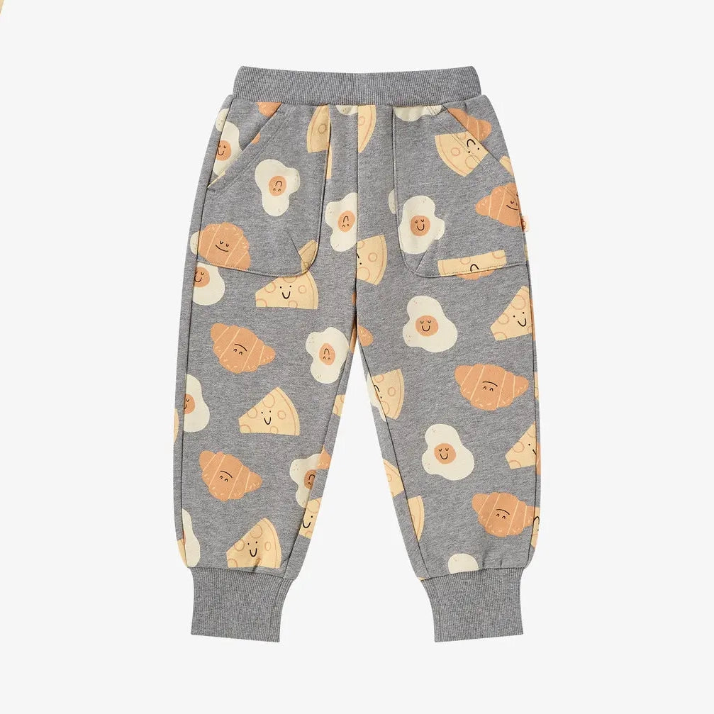 Petite Revery-Joggers Smiley Side Up