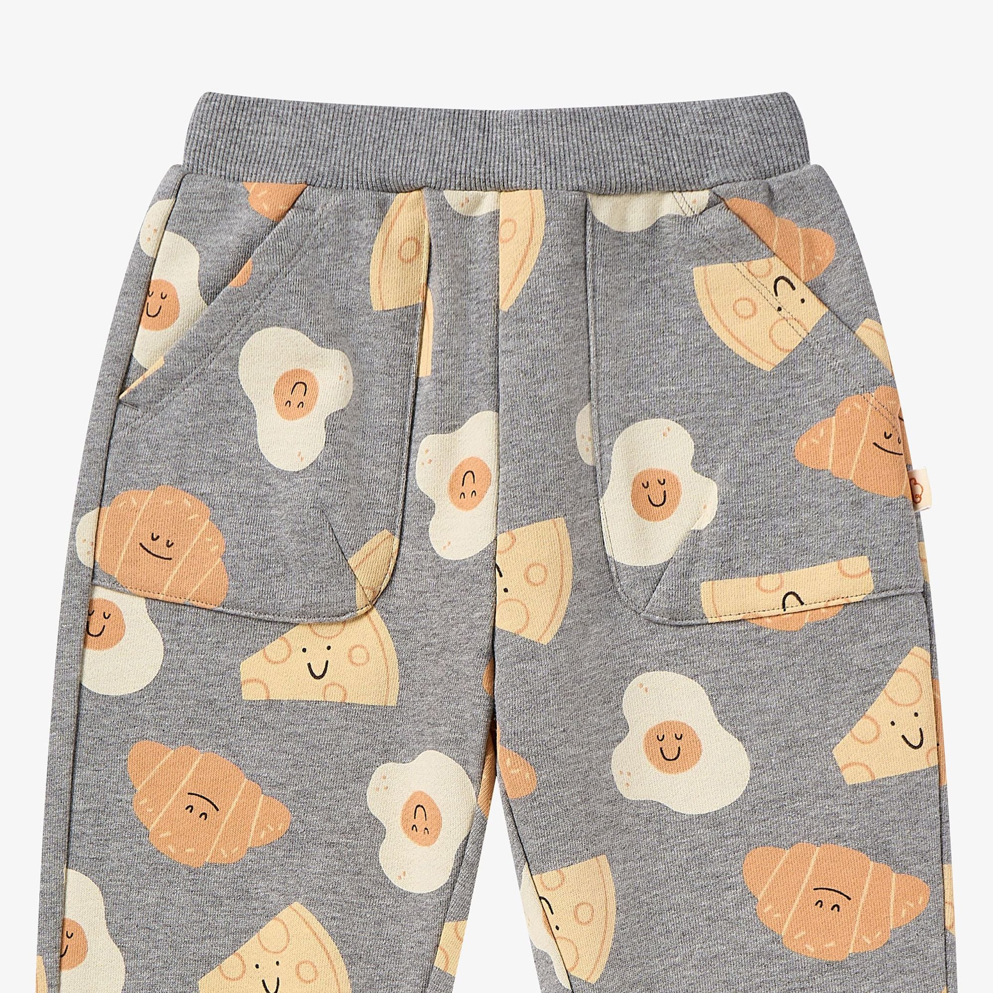 Petite Revery-Joggers Smiley Side Up