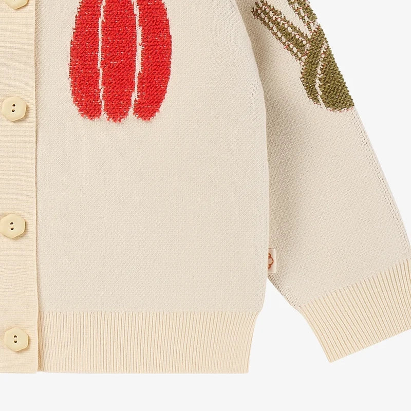 Petite Revery-Knit Cardigan Jet Stream