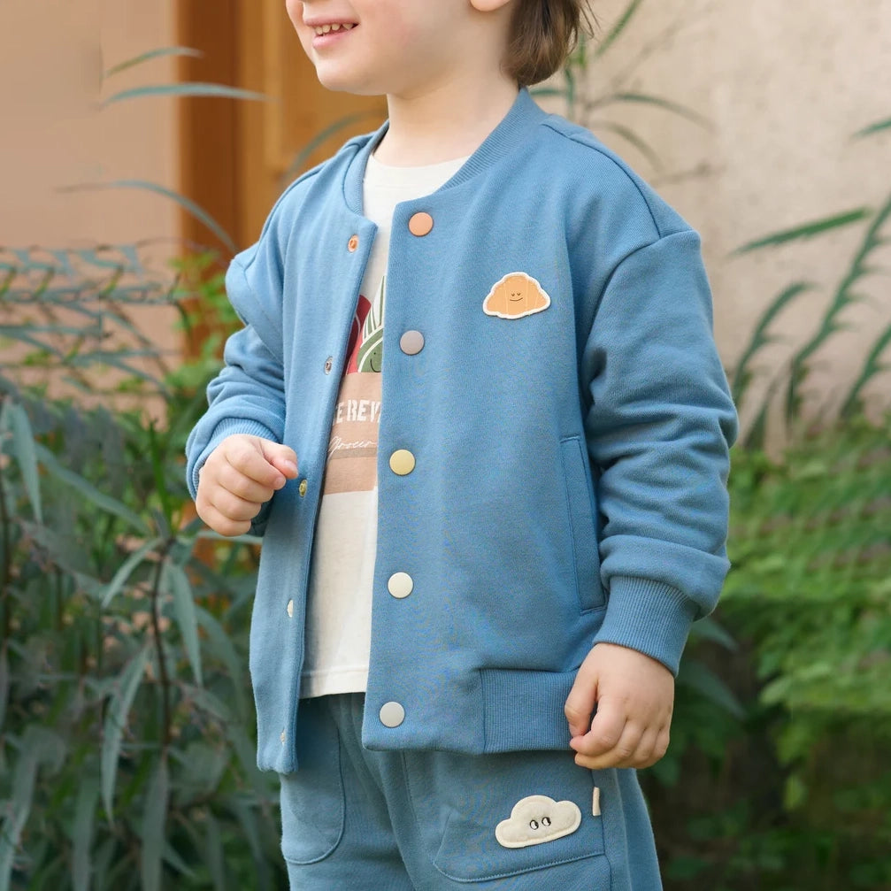 Petite Revery-Baseball Jacket Oceanview