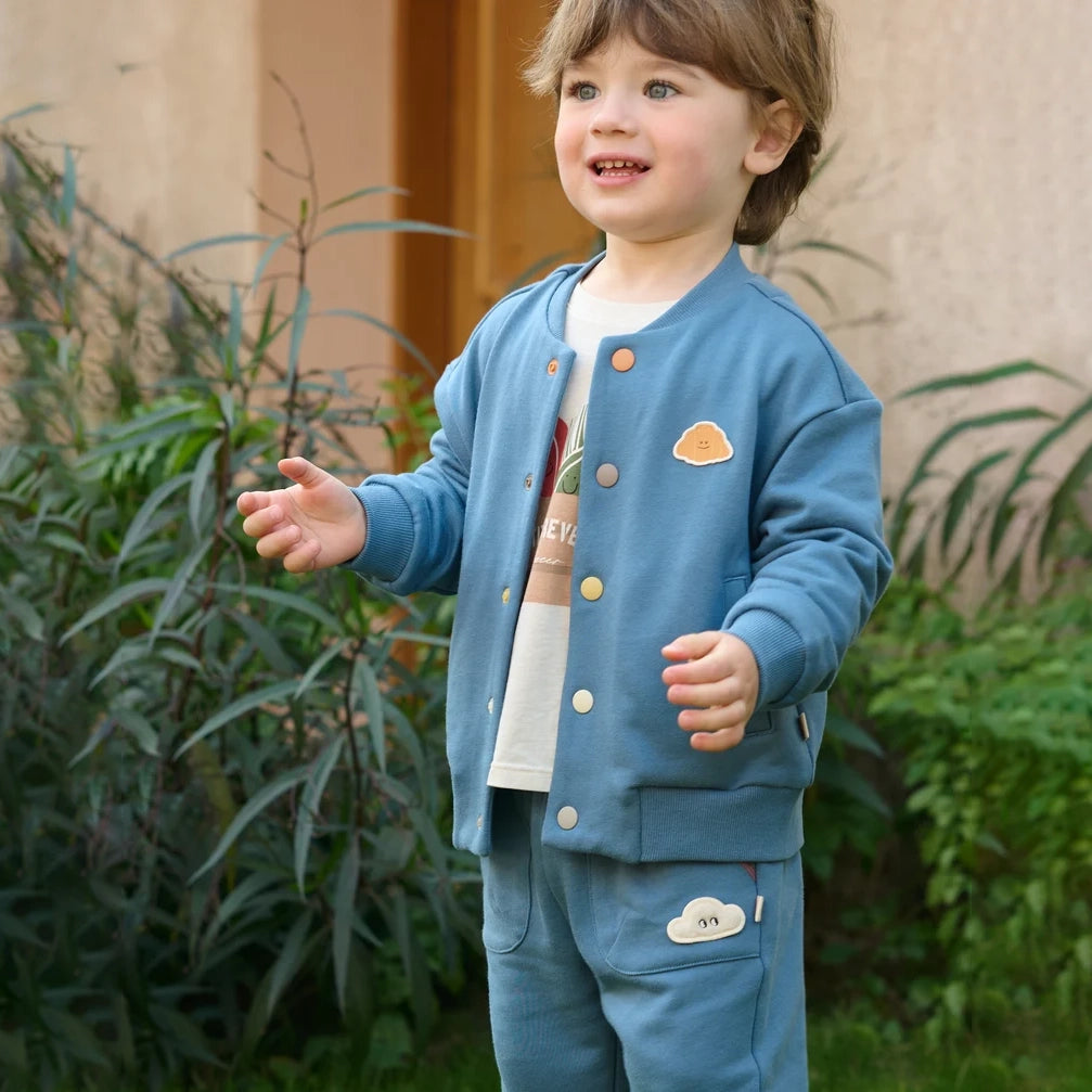 Petite Revery-Baseball Jacket Oceanview