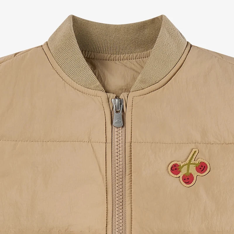 Petite Revery-Recycled Nylon Vest Toast