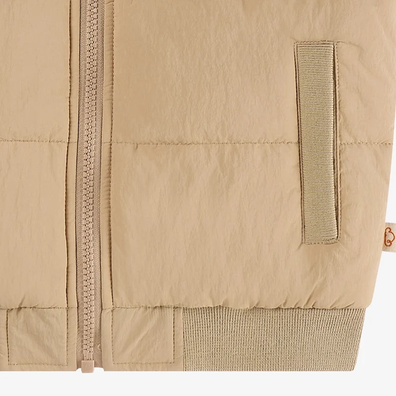 Petite Revery-Recycled Nylon Vest Toast