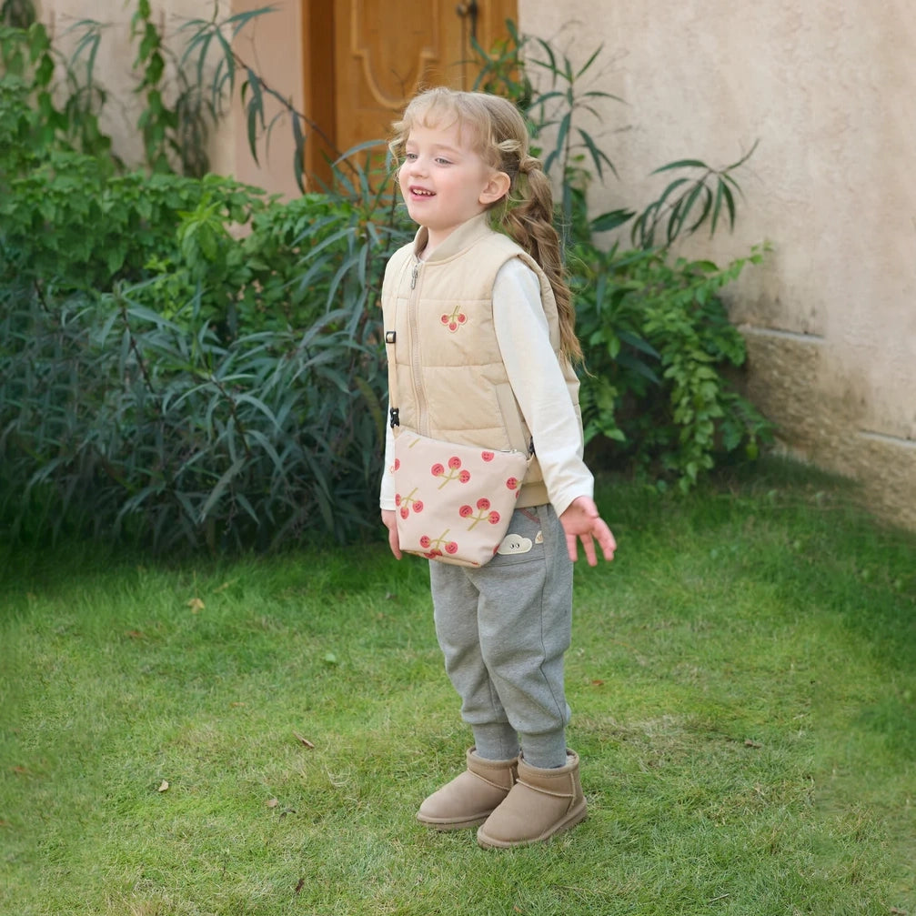 Petite Revery-Recycled Nylon Vest Toast